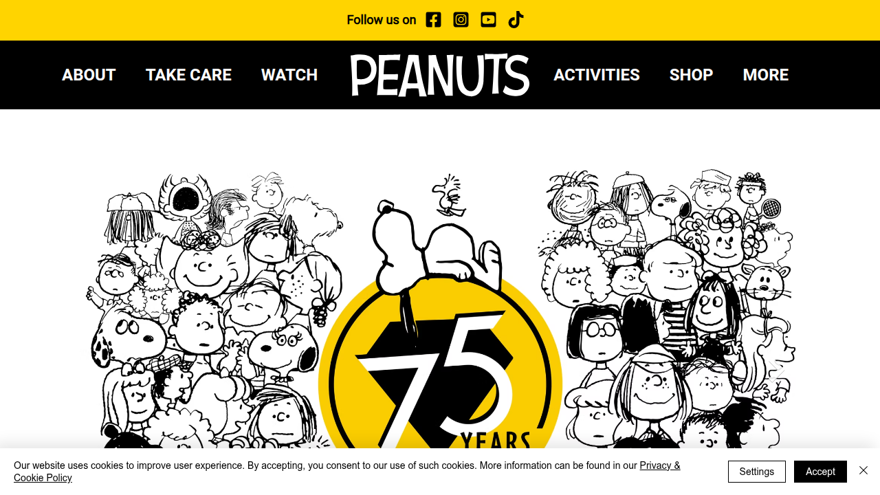 Discover the world of Snoopy, Charlie Brown, and the Peanuts gang.