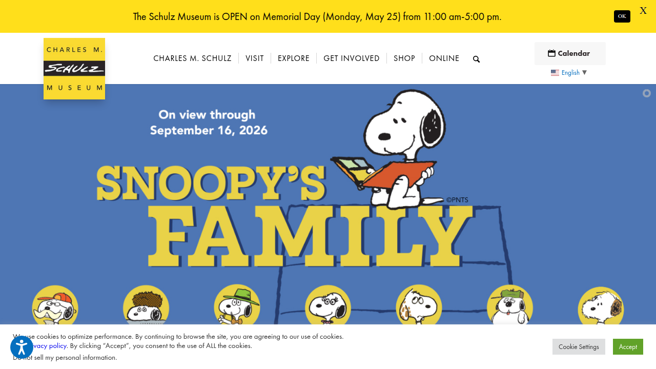 Learn more about the creator behind Snoopy and the Peanuts strip.