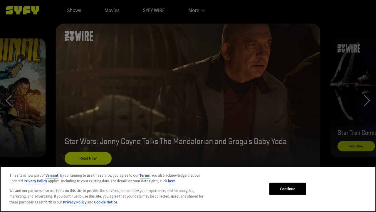 Dive into the sci-fi and fantasy content from SYFY, relevant to Jake the Dog's origins.