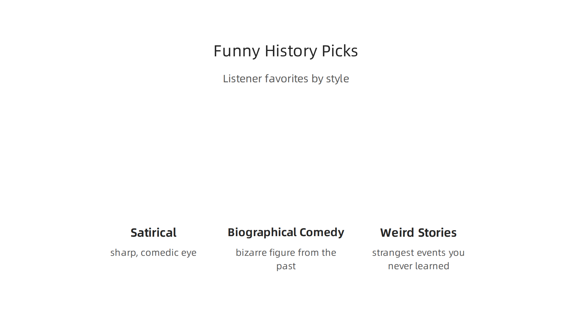 Explore top funny history podcasts in 2026, categorized by their unique comedic styles, from satirical analyses to bizarre biographical tales.