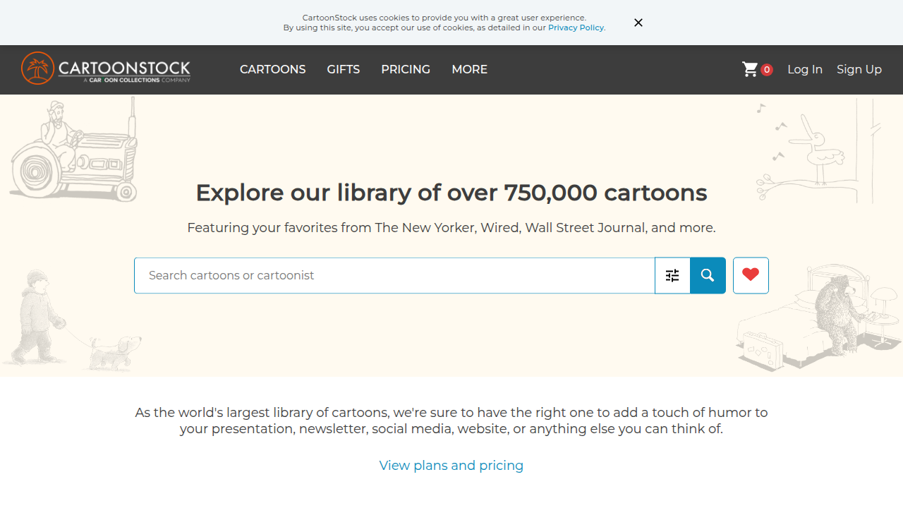 Browse a collection of cartoons, including those featuring humorous Shar-Pei dogs, on CartoonStock.com.